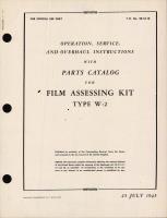 Operation, Service and Overhaul Instructions with Parts Catalog for Film Assessing Kit Type W-2