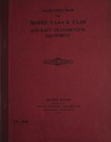 Instruction Book for Model TA-6A & TA-6B Aircraft Transmitting Equipment