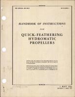 Instructions for Quick-Feathering Hydromatic Propellers