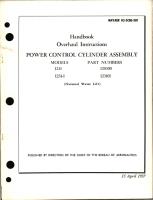 Overhaul Instructions for Power Control Cylinder Assembly - Part 120300 and 123101 