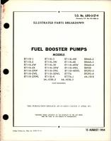 Illustrated Parts Breakdown for Fuel Booster Pumps