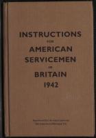 Instructions for American Servicemen in Britain