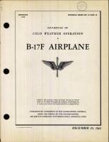 Handbook of Cold Weather Operation for B-17F Airplane