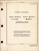 Parts Catalog for C-54A and R5D-1