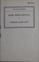 Basic Field Manual for Interior Guard Duty