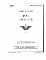 Parts Catalog for P-51 Airplane