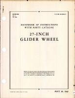 Handbook of Instructions with Parts Catalog 27-Inch Glider Wheel