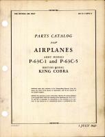Parts Catalog for P-63C-1 and P-63C-5