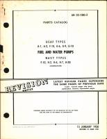 Parts Catalog for Fuel and Water Pumps