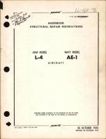 Structural Repair Instructions for L-4 and AE-1