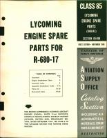 Lycoming Engine Spare Parts for R-680-17  (Radial)
