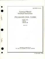 Overhaul Instructions for Fuel Tanks - 370 Gallon - Parts 501700 and 501700-501
