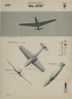 Messerschmitt Me 109F Recognition Poster