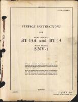 Service Instructions for BT-13A and BT-15
