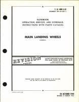 Operation, Service, & Overhaul Inst w/ Parts Catalog for Main Landing Wheels