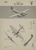 Junkers Ju 88 A6 Recognition Poster