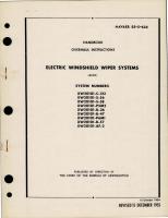 Overhaul Instructions for Electric Windshield Wiper Systems XW20101 Series 