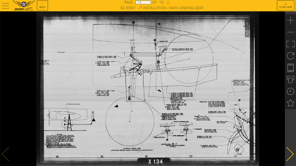 Our drawing viewer allows you to zoom, rotate, print, and purchase any drawing.