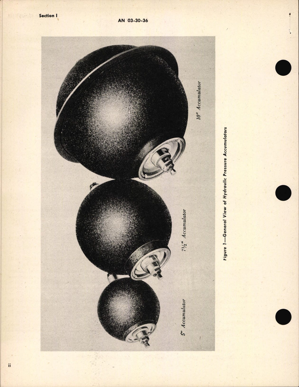 Sample page 4 from AirCorps Library document: Operation, Service, and Instructions with Parts Catalog Hydraulic Pressure Accumulators, 5, 7.5 & 10 Inch, 1500 PSI Maximum