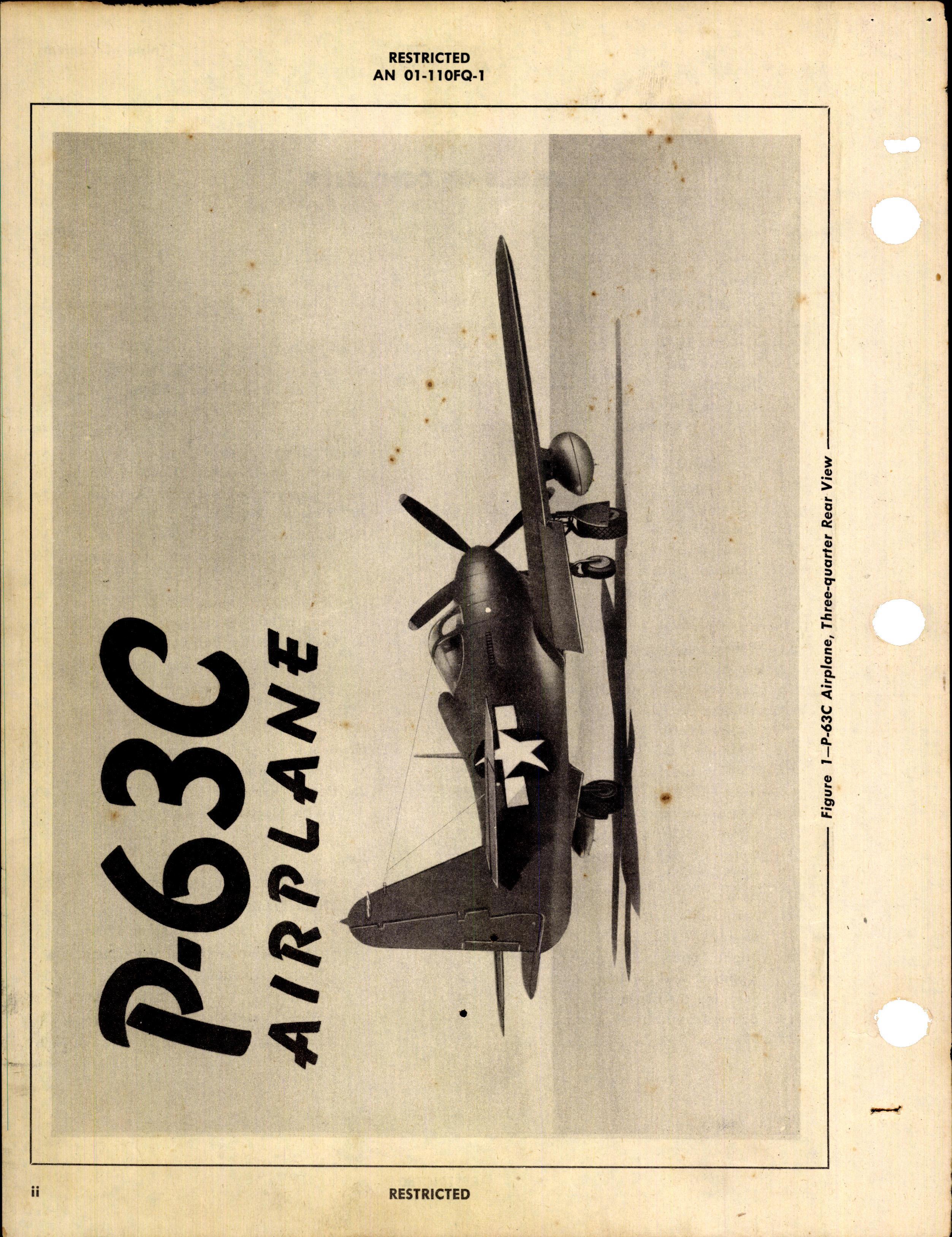 Sample page 4 from AirCorps Library document: Pilot's Flight Operating Instructions for P-63C Airplane