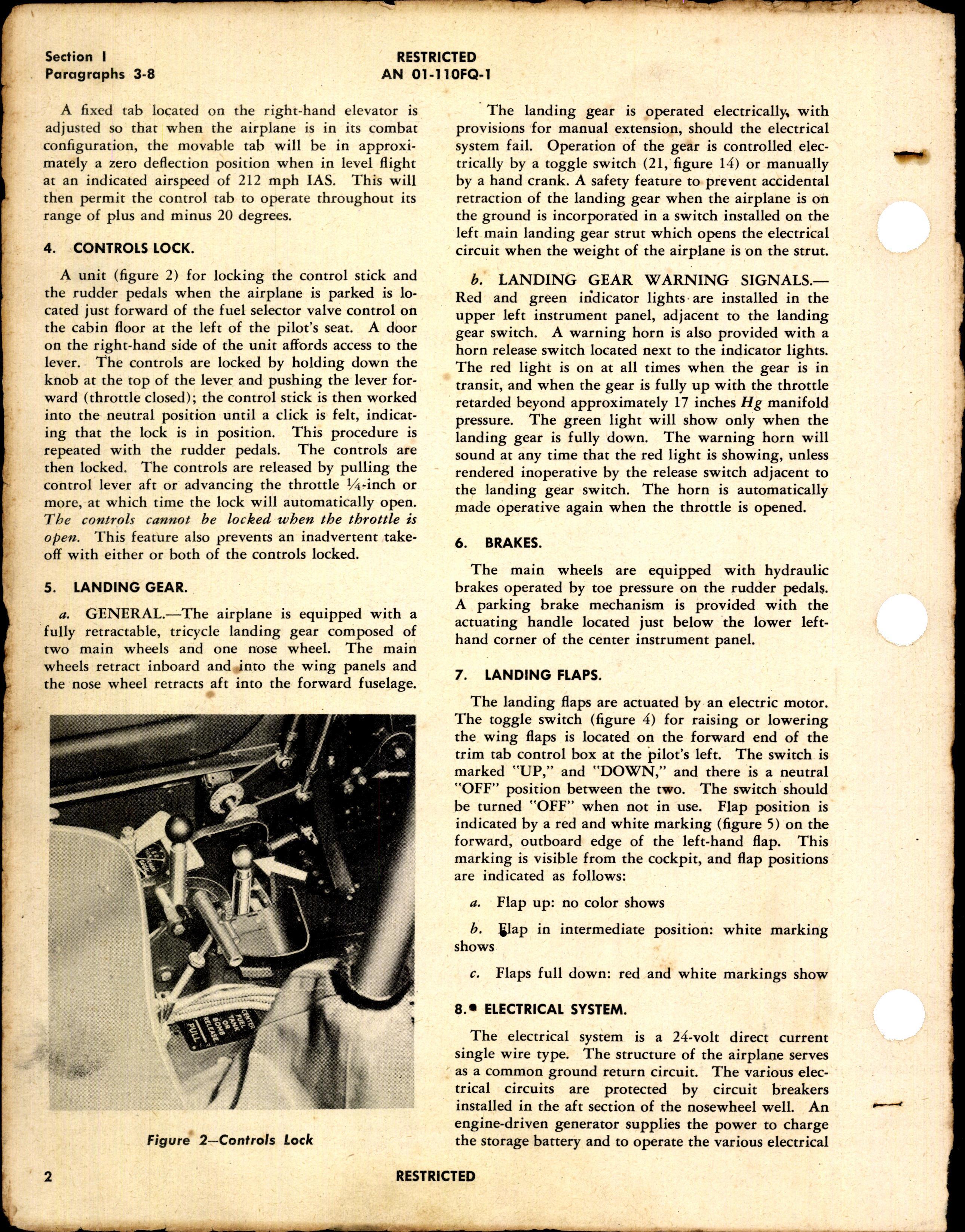 Sample page 6 from AirCorps Library document: Pilot's Flight Operating Instructions for P-63C Airplane