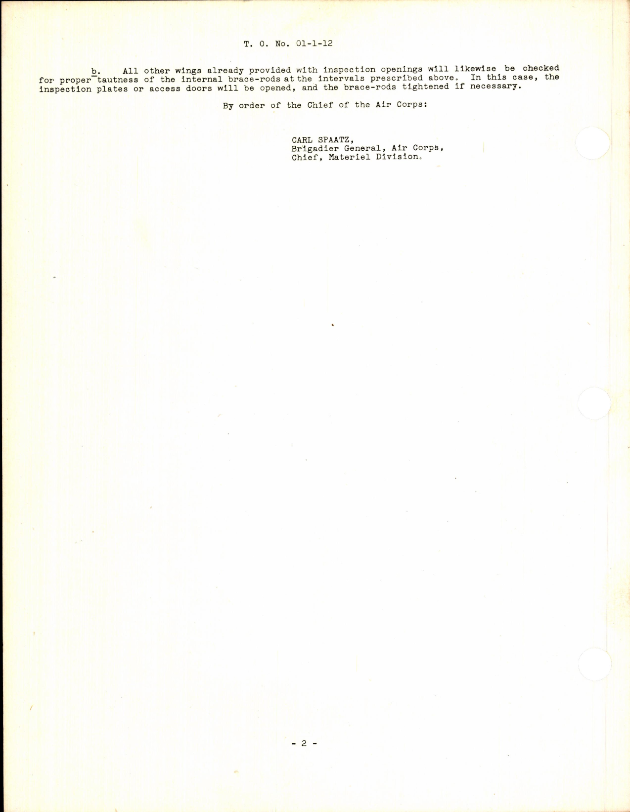 Sample page  2 from AirCorps Library document: Airplanes and Spare Parts; Inspection of Airfoils
