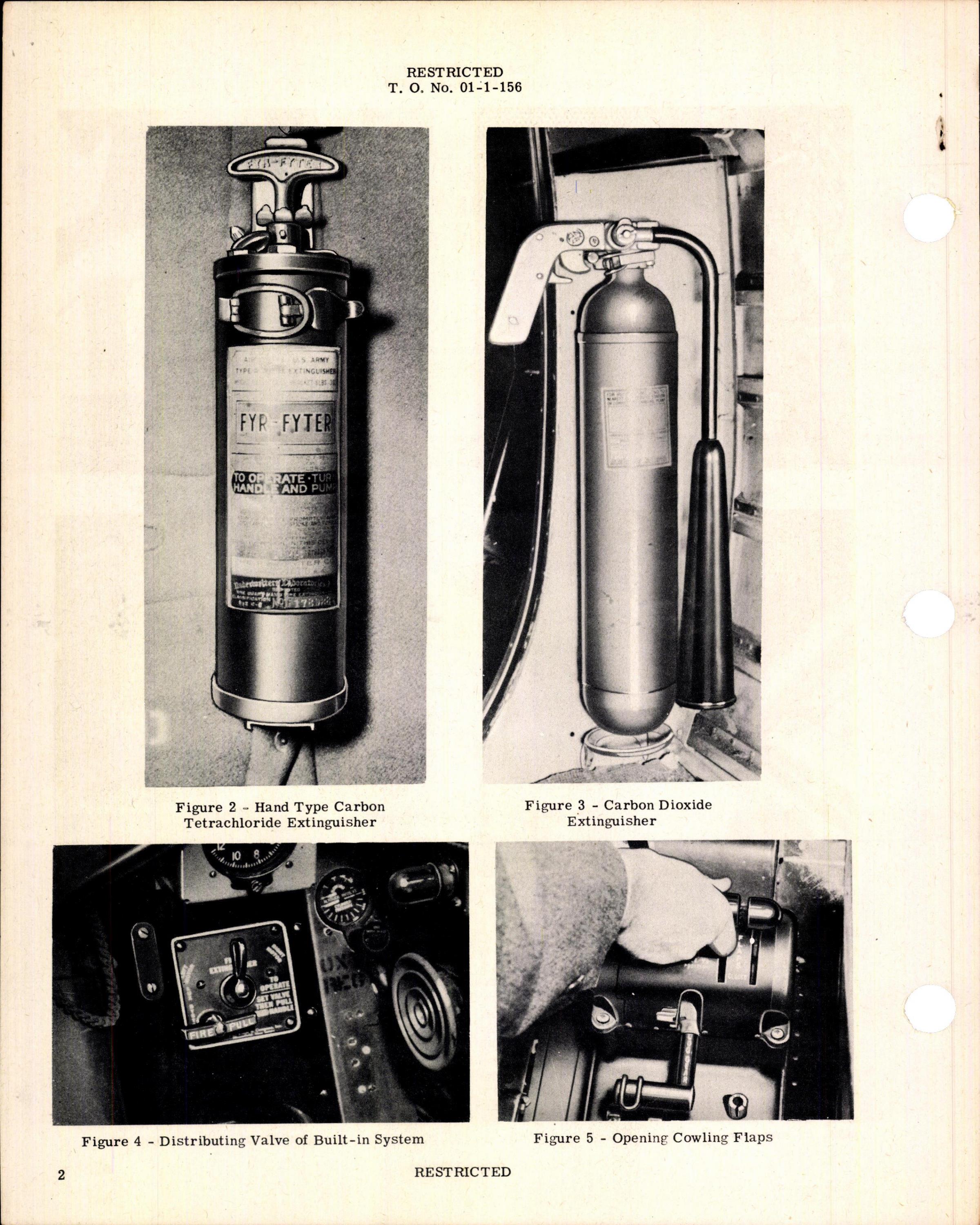 Sample page 2 from AirCorps Library document: Procedure to be Followed in Case of Fires During Flight