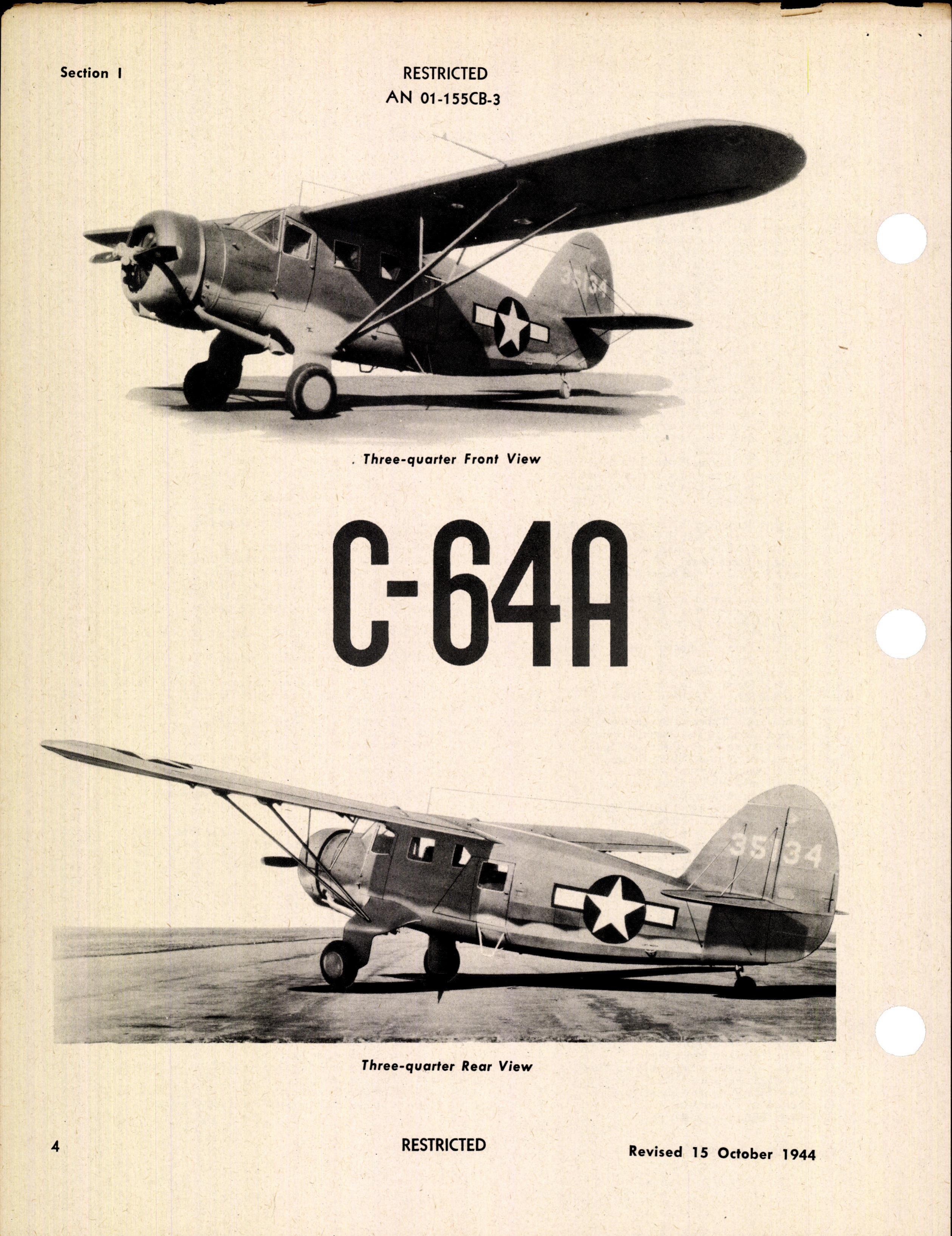 Sample page 10 from AirCorps Library document: Structural Repair Instructions for C-64A Airplanes
