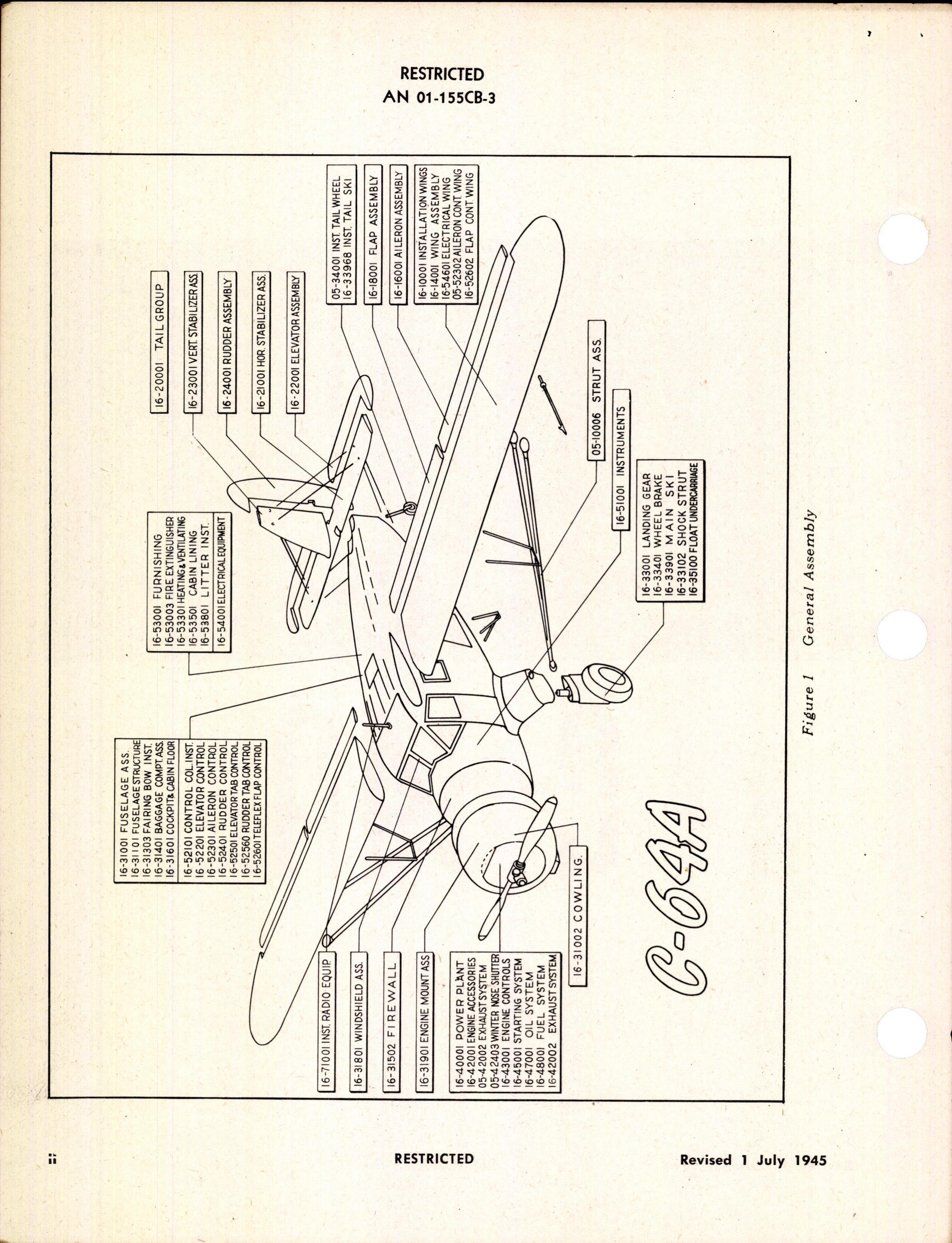 Sample page 6 from AirCorps Library document: Structural Repair Instructions for C-64A Airplanes