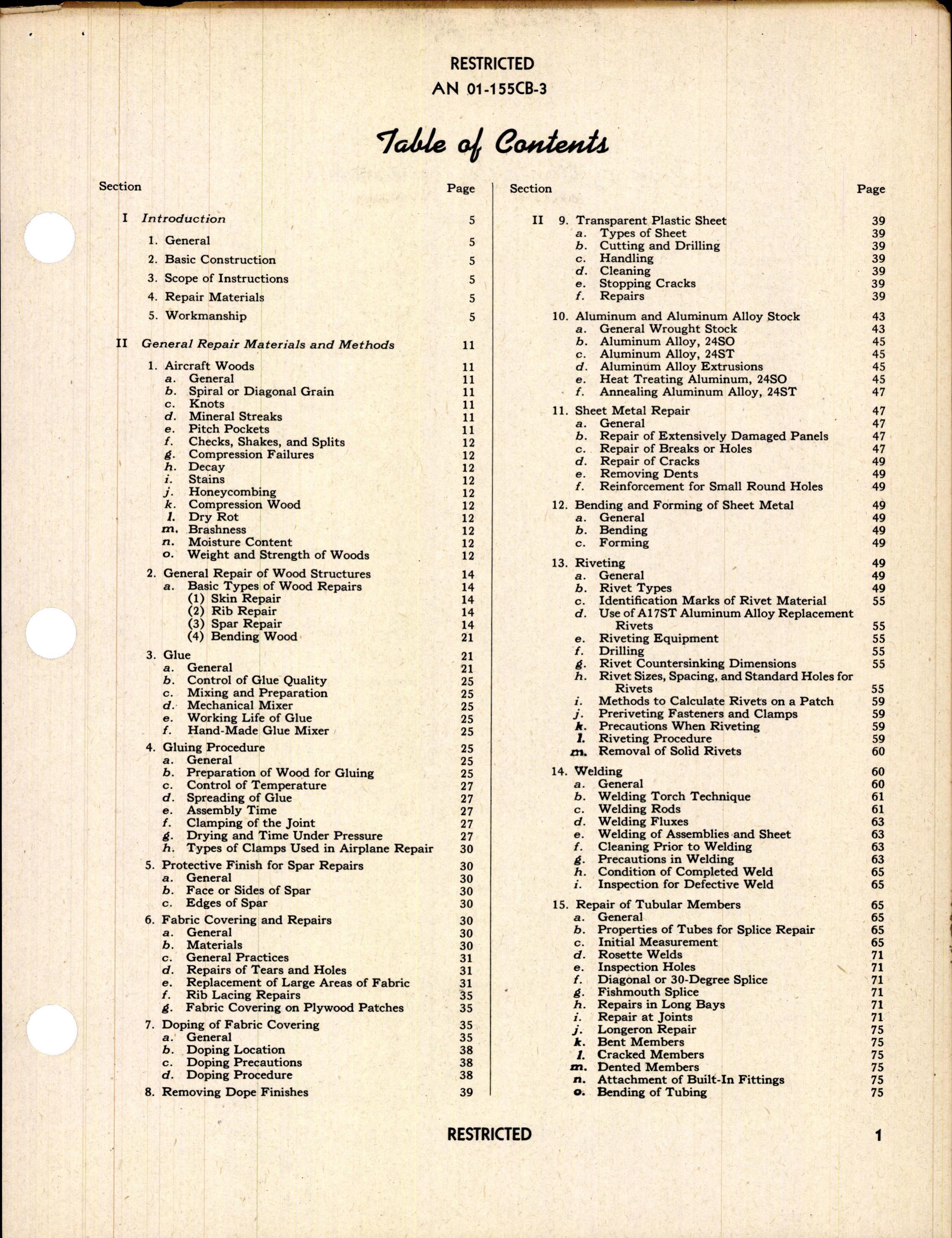 Sample page 7 from AirCorps Library document: Structural Repair Instructions for C-64A Airplanes