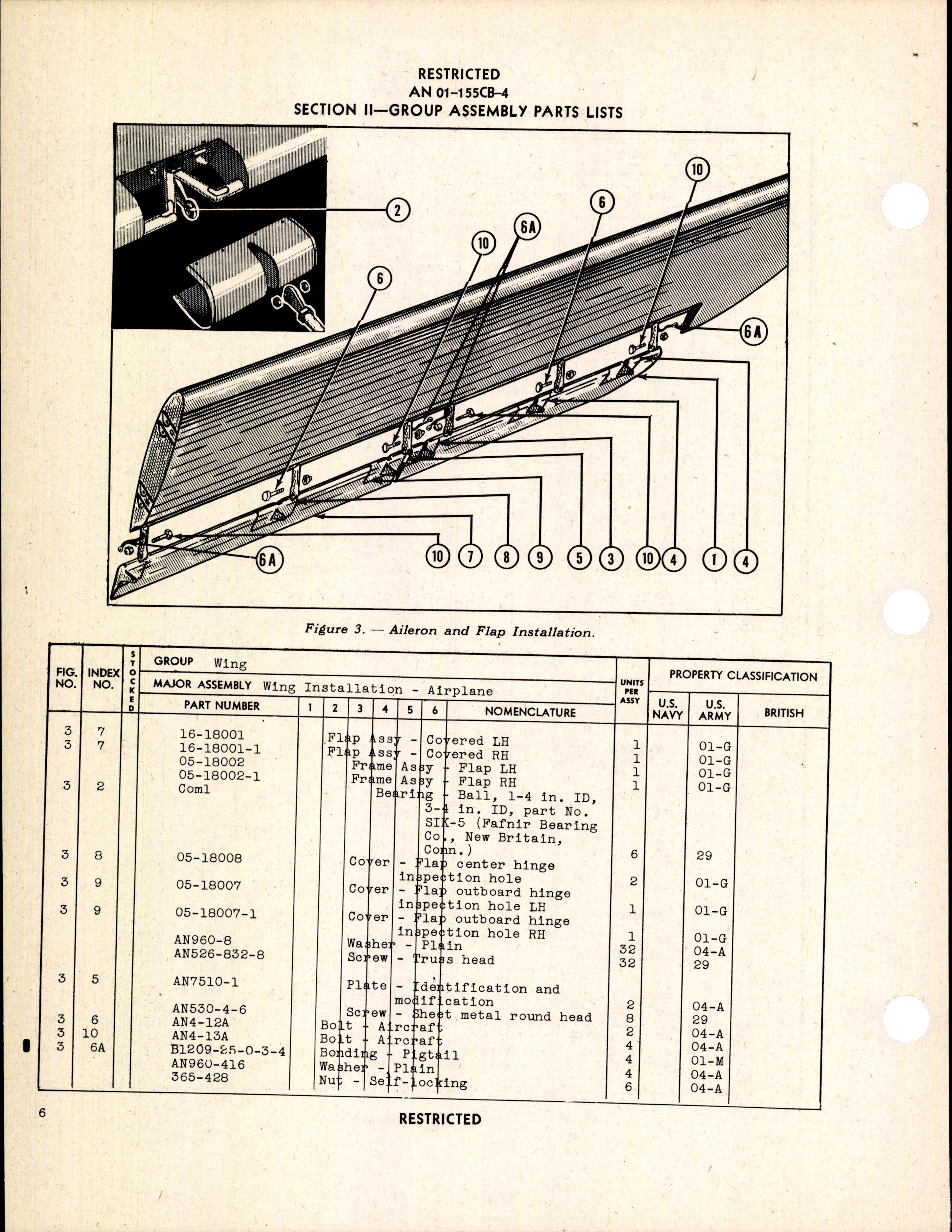 Sample page 10 from AirCorps Library document: Parts Catalog for Army Model C-64A
