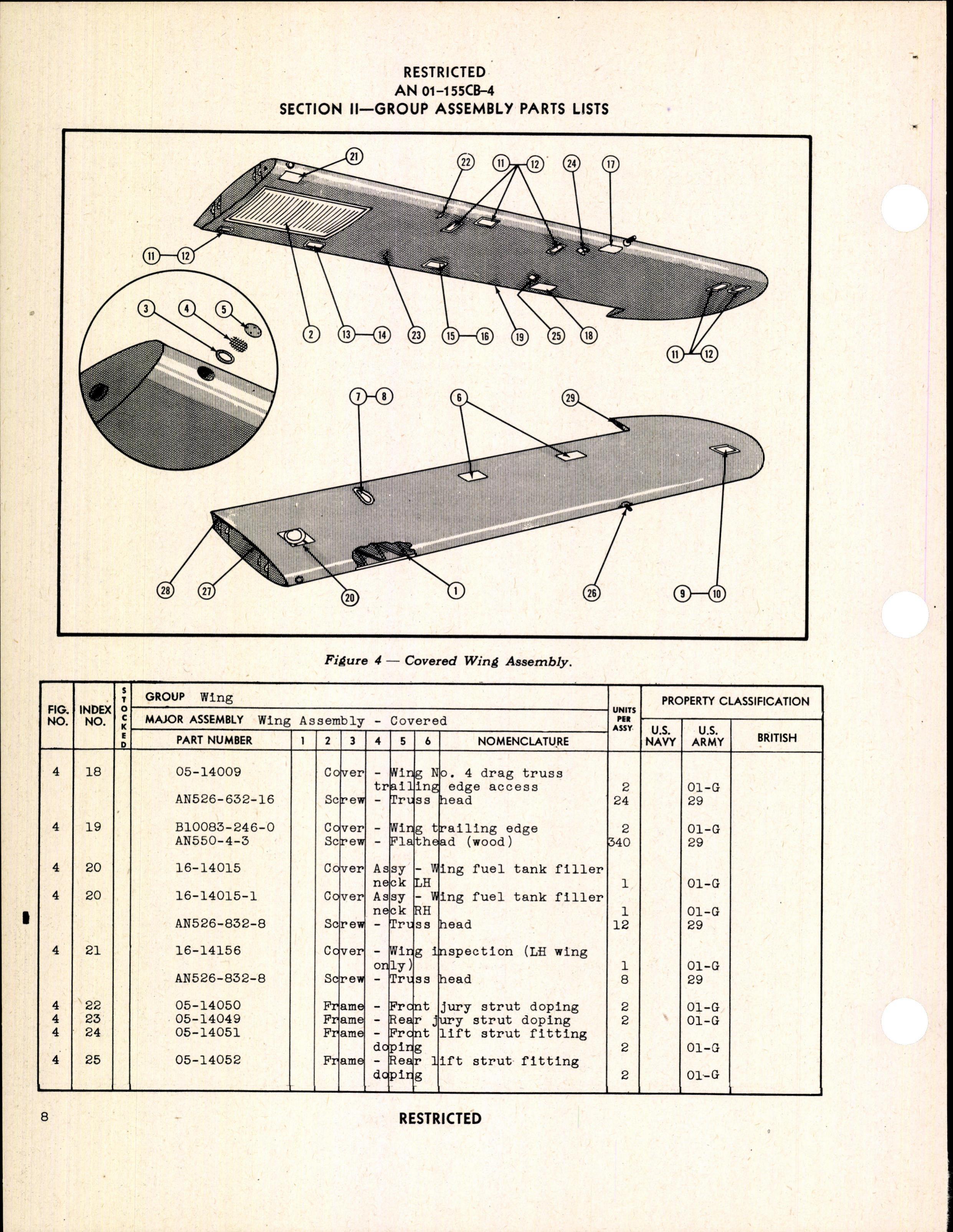 Sample page 12 from AirCorps Library document: Parts Catalog for Army Model C-64A