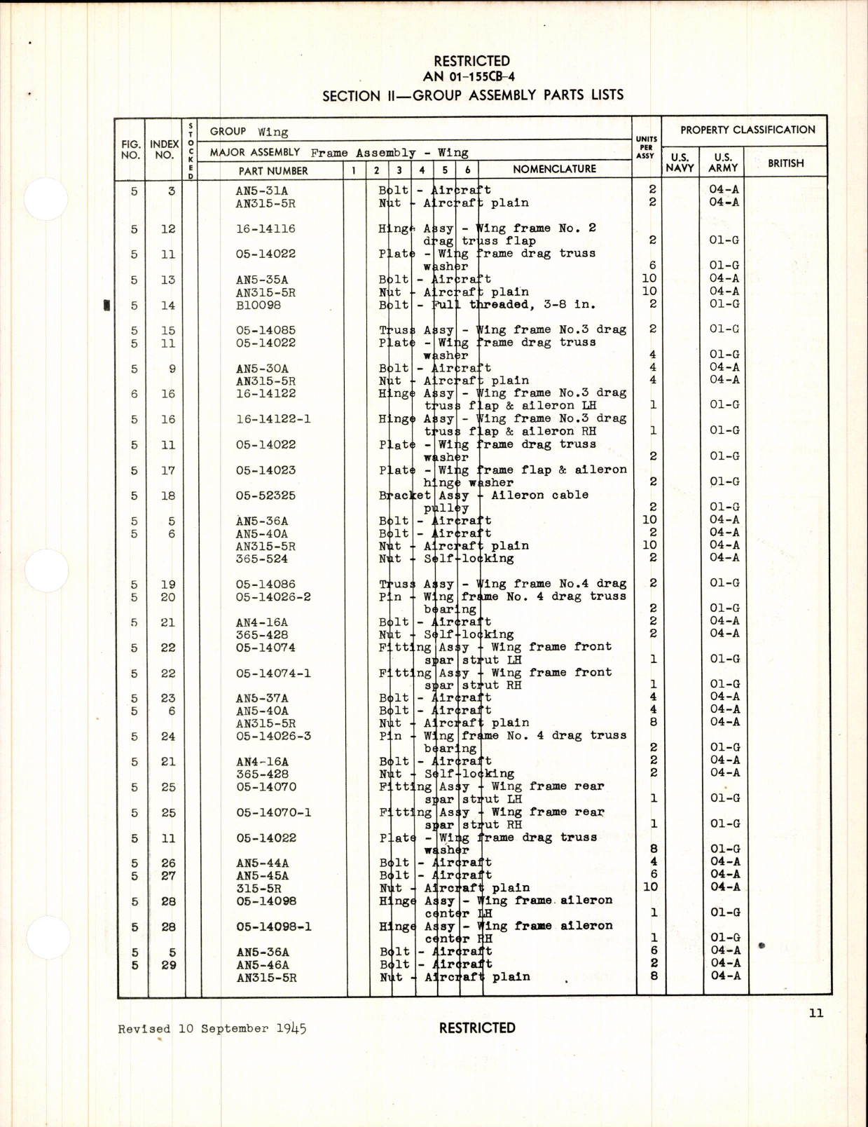 Sample page 5 from AirCorps Library document: Parts Catalog for C-64A Airplane