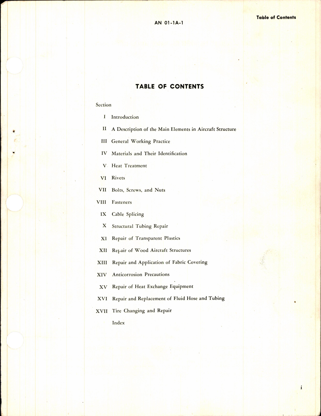 Sample page 3 from AirCorps Library document: General Manual for Structural Repair