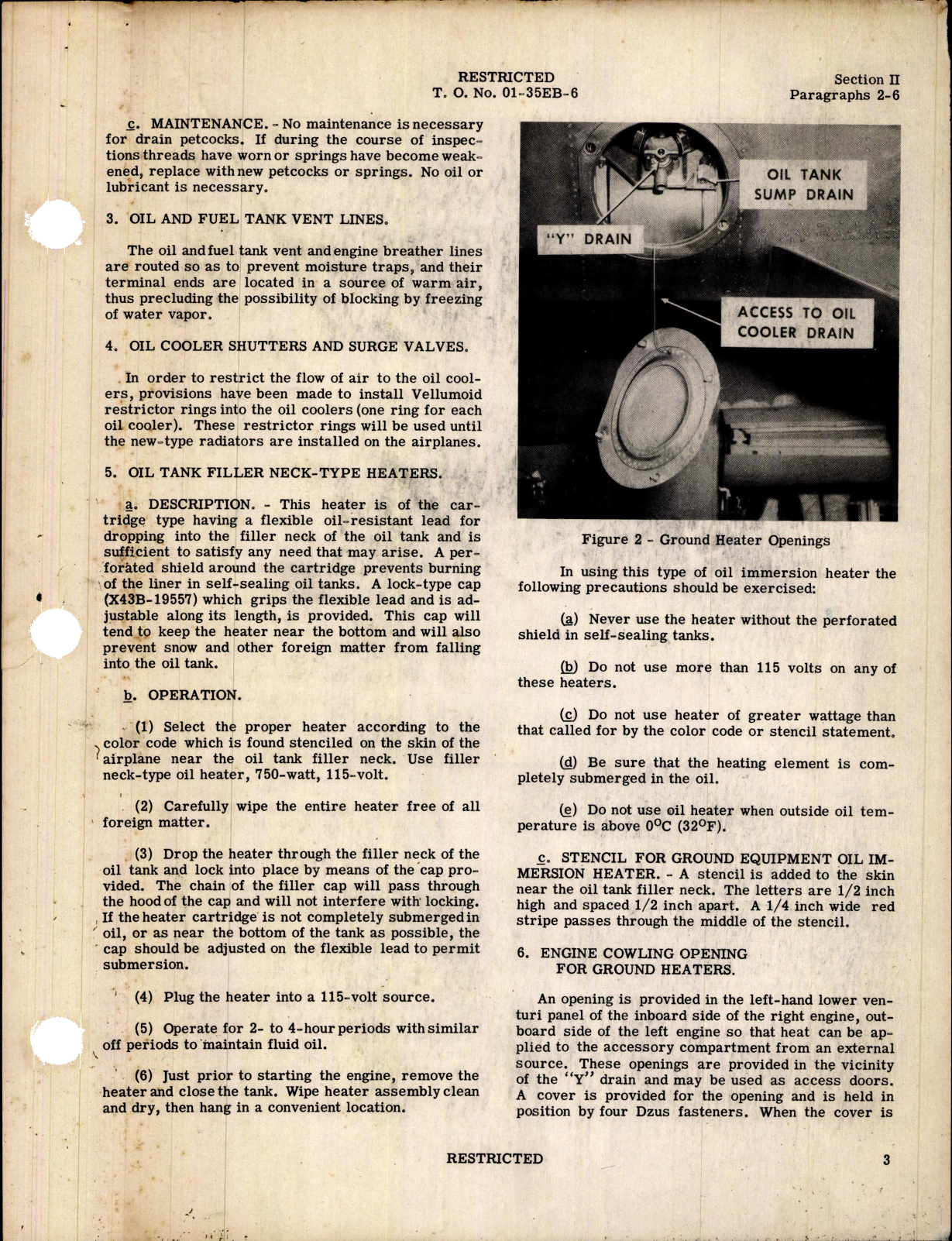 Sample page 7 from AirCorps Library document: Cold Weather Operation for B-26B-1, B-26C, Marauder II, and JM-1