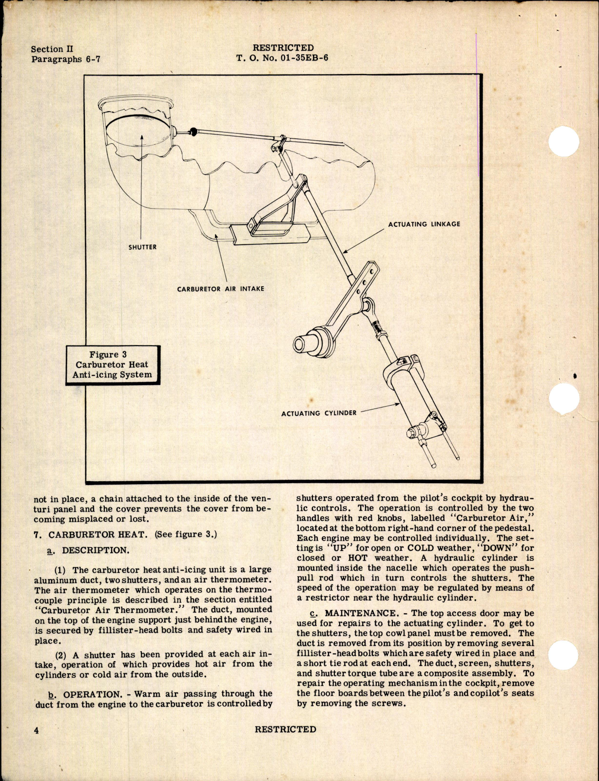 Sample page 8 from AirCorps Library document: Cold Weather Operation for B-26B-1, B-26C, Marauder II, and JM-1