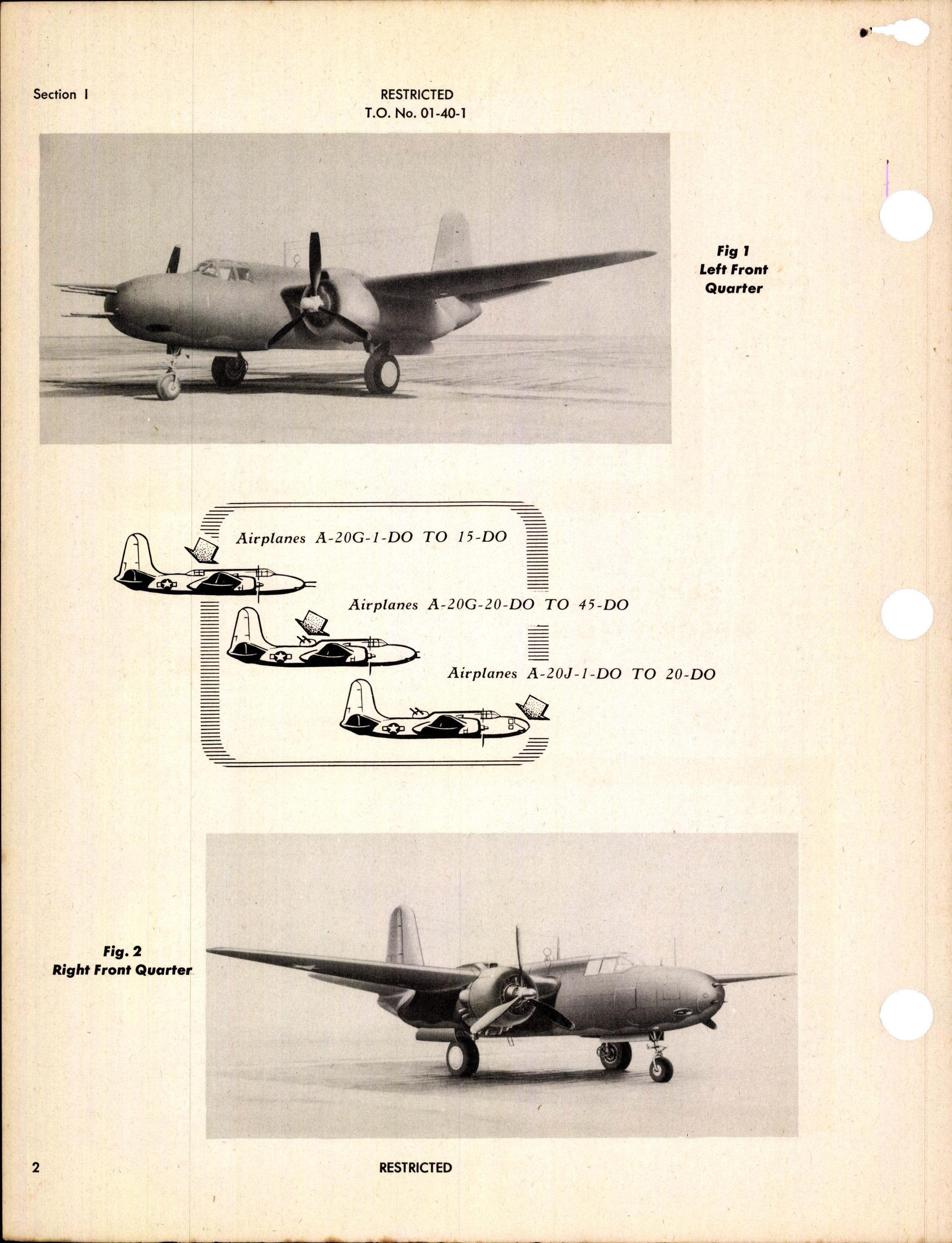 Sample page 4 from AirCorps Library document: Pilot's Flight Operating Instructions for A-20G, A-20J Series, P-70A-2, and P-70B-2