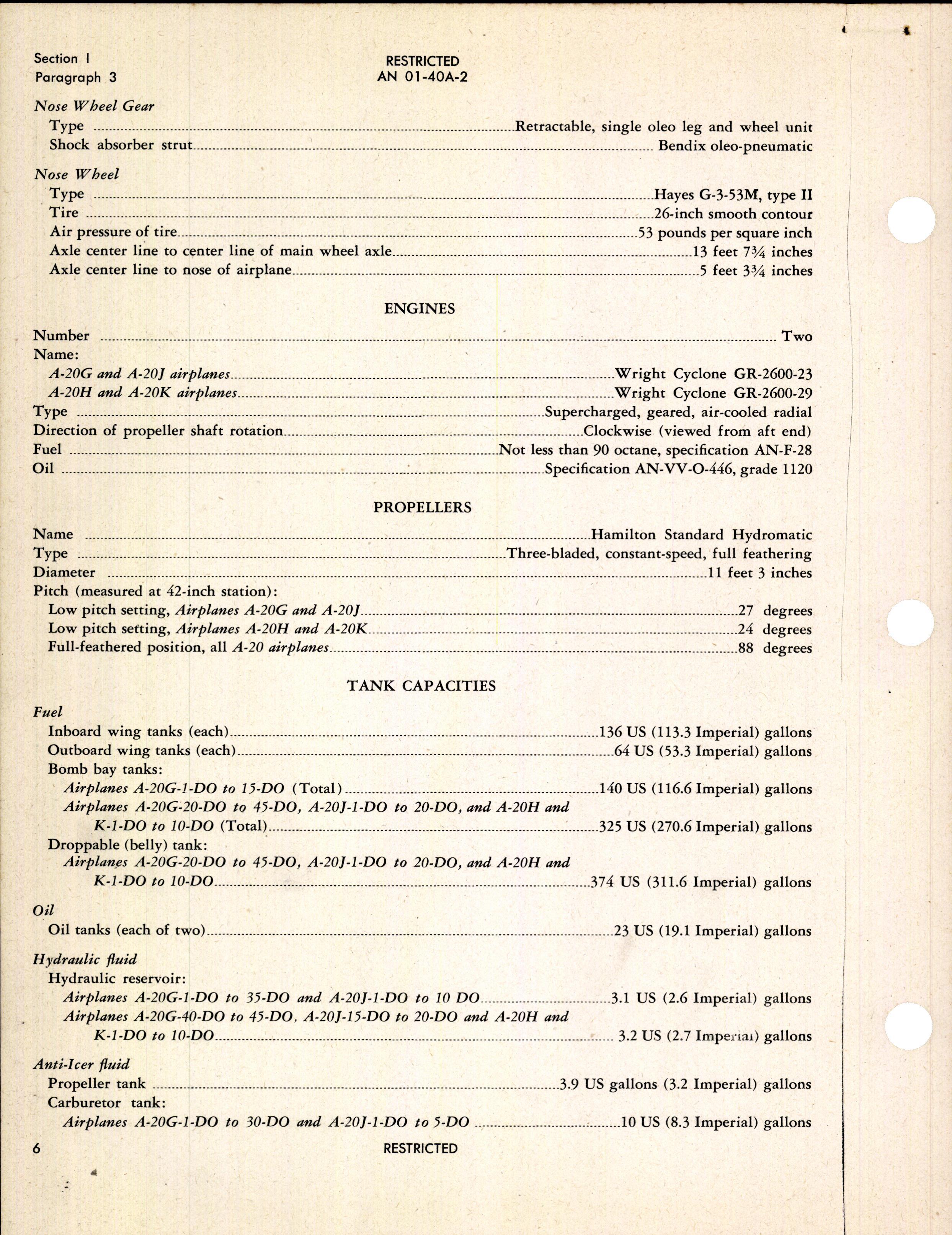 Sample page 8 from AirCorps Library document: Erection and Maintenance for A-20G, A-20J, A-20H, and A-20K Series