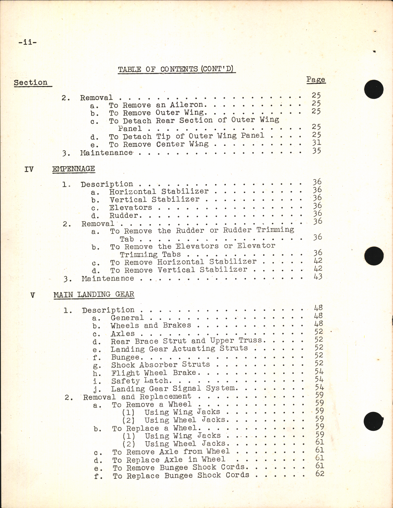 Sample page 6 from AirCorps Library document: Erection and Maintenance Inst for C-53, C-53D, R4D-3, and Dakota II