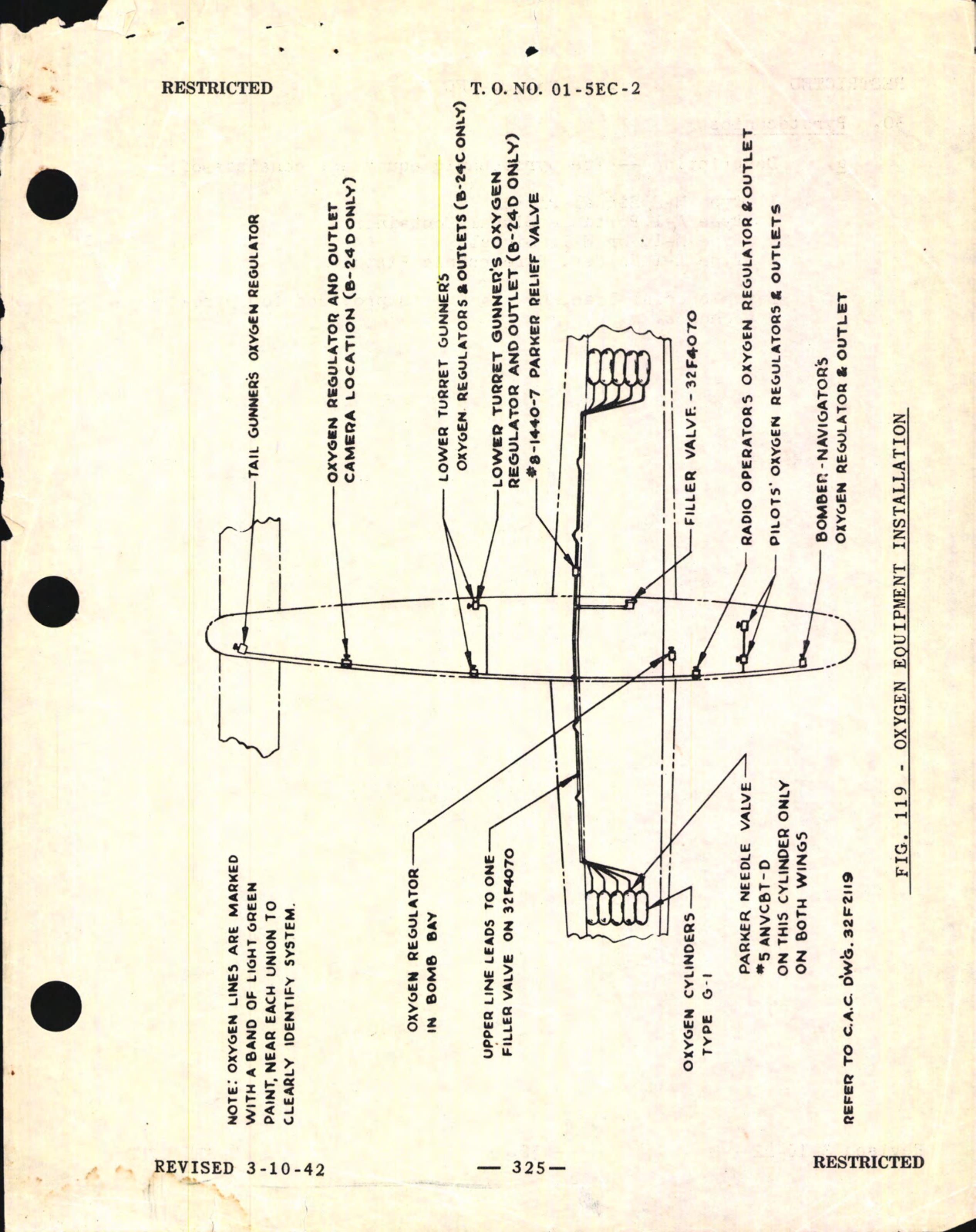 Sample page 3 from AirCorps Library document: Handbook of Service Instructions for Models B-24C and B-24D