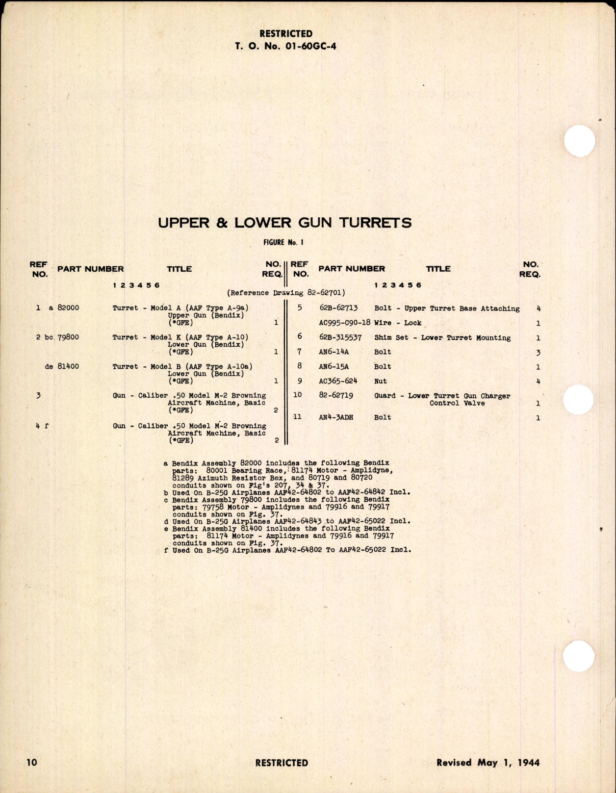 Sample page 8 from AirCorps Library document: Parts Catalog for B-25G and PBJ-1G