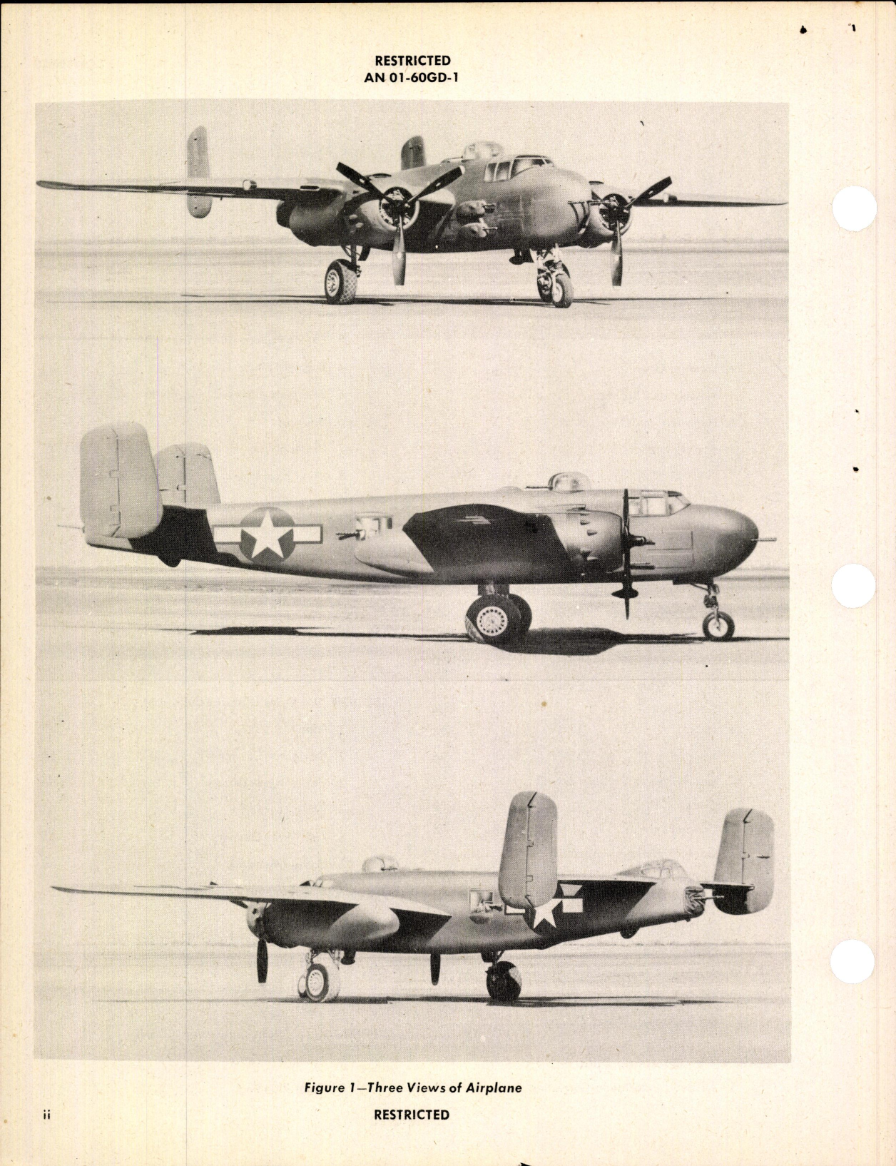 Sample page 4 from AirCorps Library document: Pilot's Flight Operating Instructions for B-25H and PBJ-1H