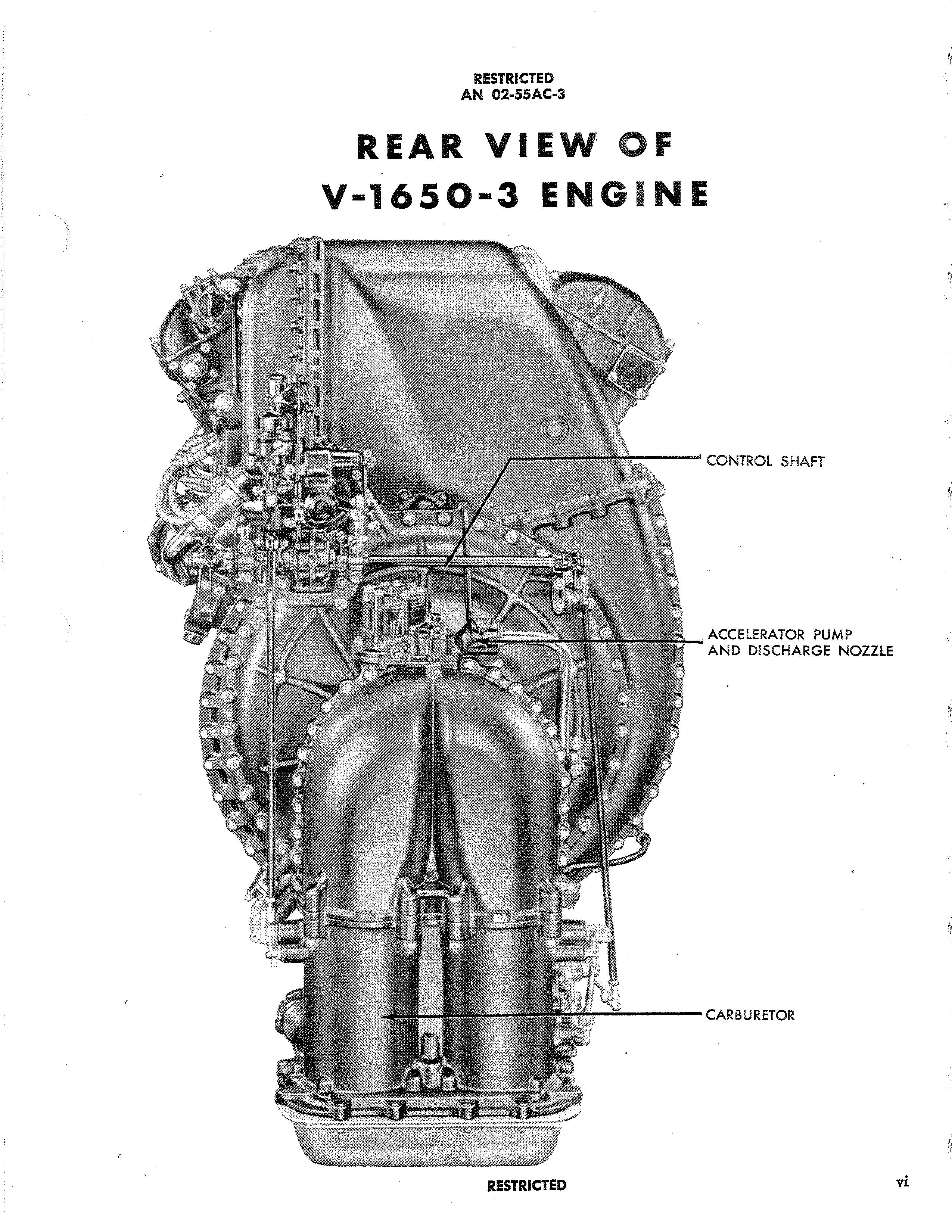 Sample page 9 from AirCorps Library document: Overhaul Instructions for V-1650-3, -7, and Merlin 68 and 69 Engines