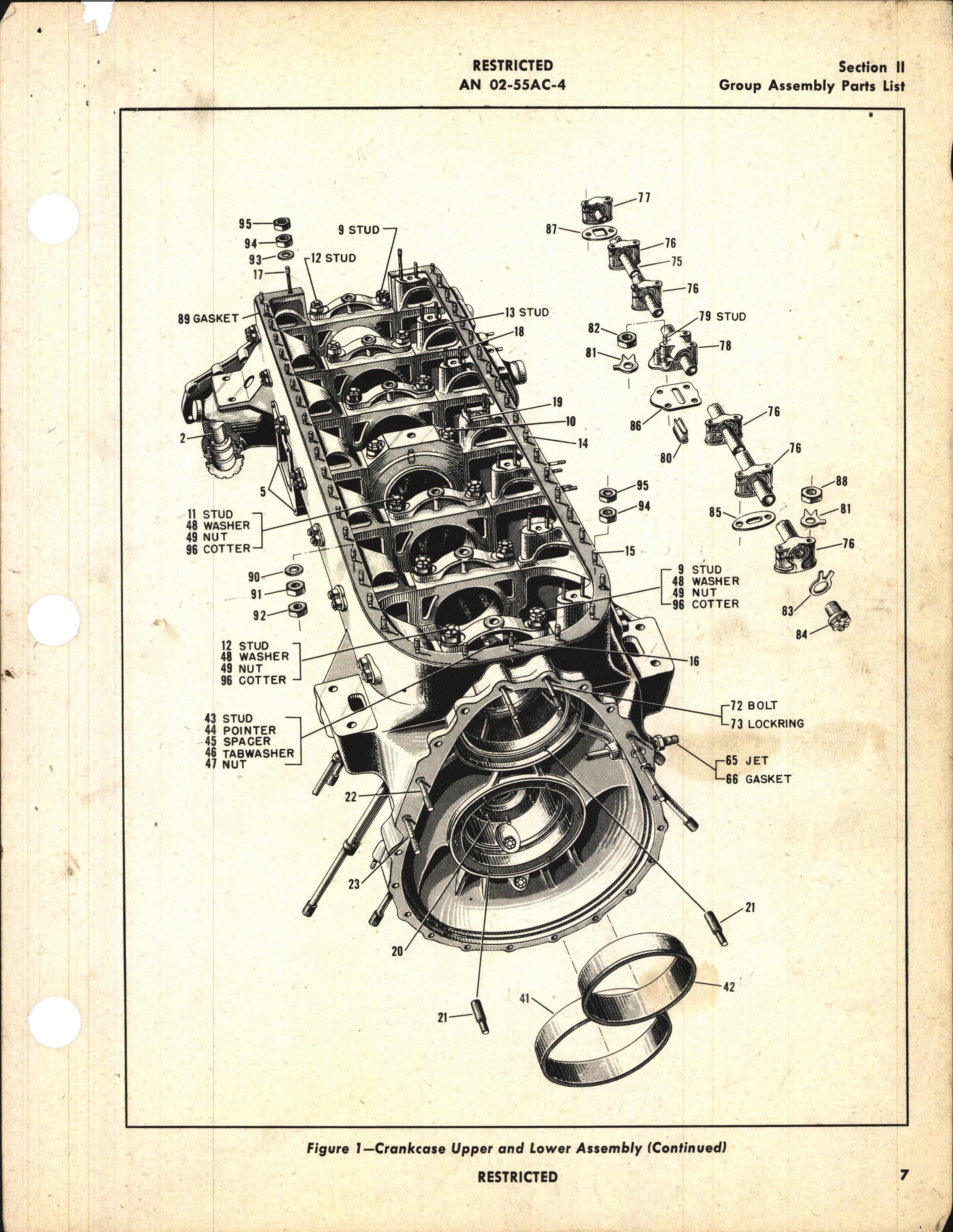 Sample page 7 from AirCorps Library document: Parts Catalog for V-1650-3, -7, -13, -17, and Merlin 68 and 69