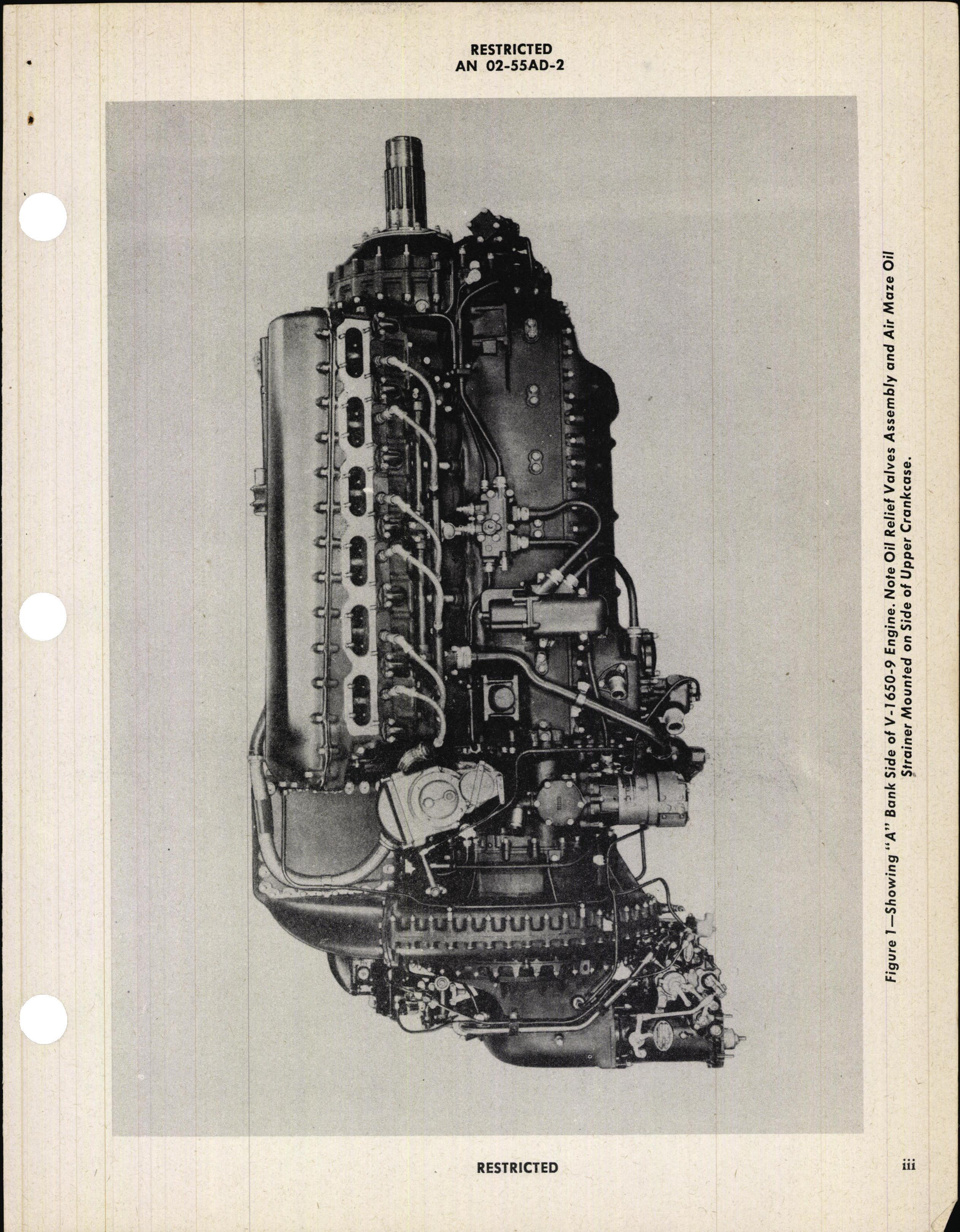 Sample page 5 from AirCorps Library document: Service Instructions for Model V-1650-9 Aircraft Engines