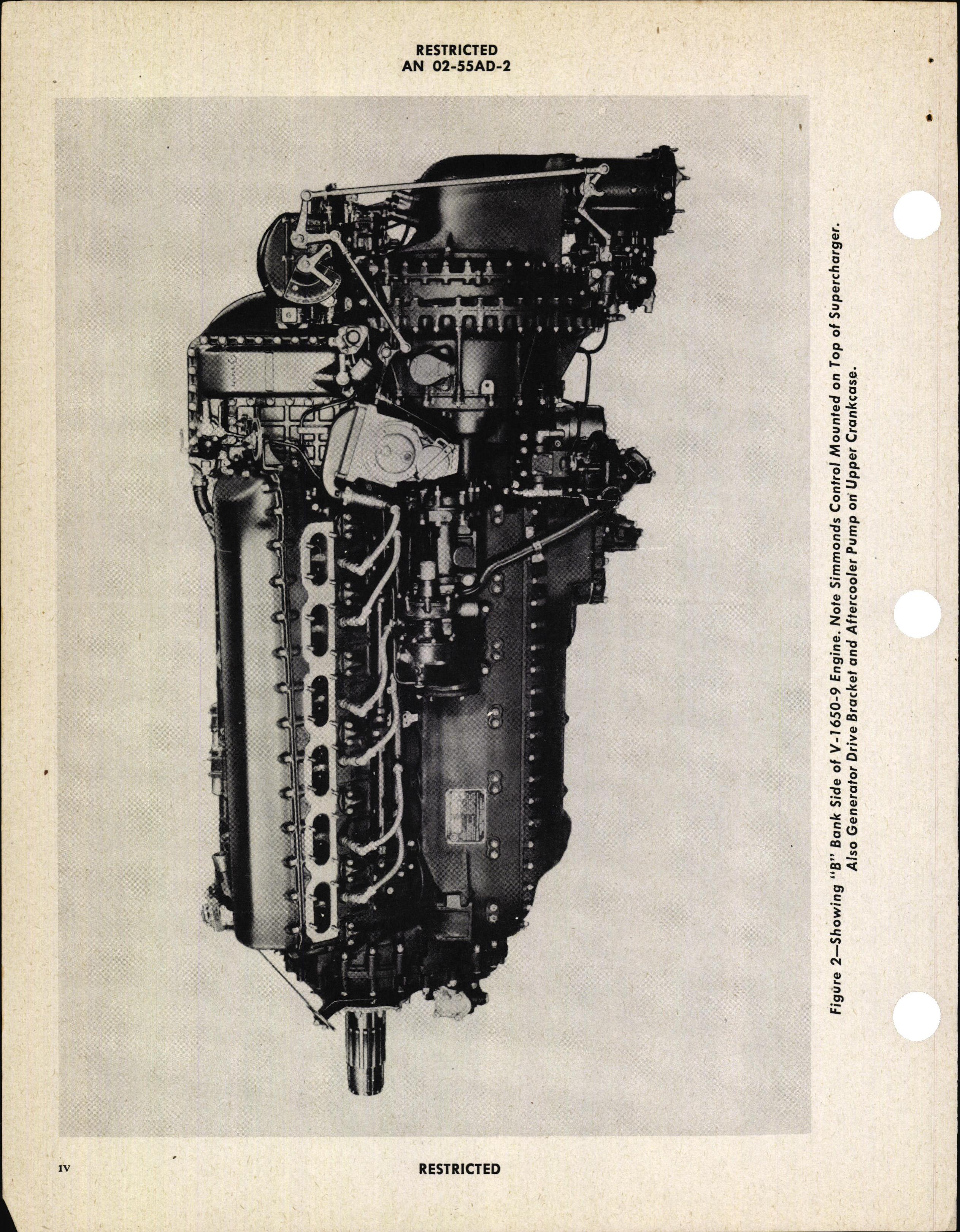 Sample page 6 from AirCorps Library document: Service Instructions for Model V-1650-9 Aircraft Engines