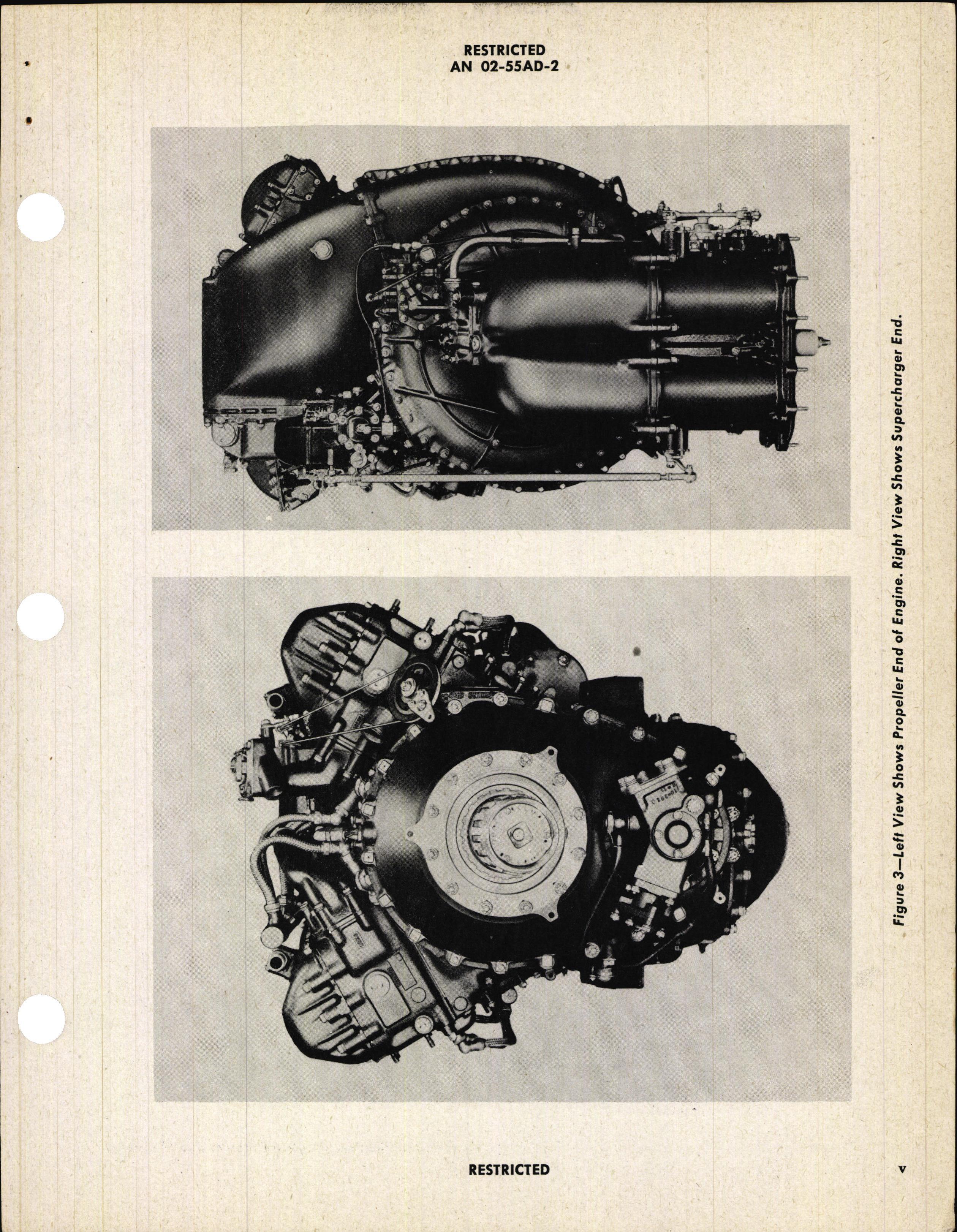 Sample page 7 from AirCorps Library document: Service Instructions for Model V-1650-9 Aircraft Engines