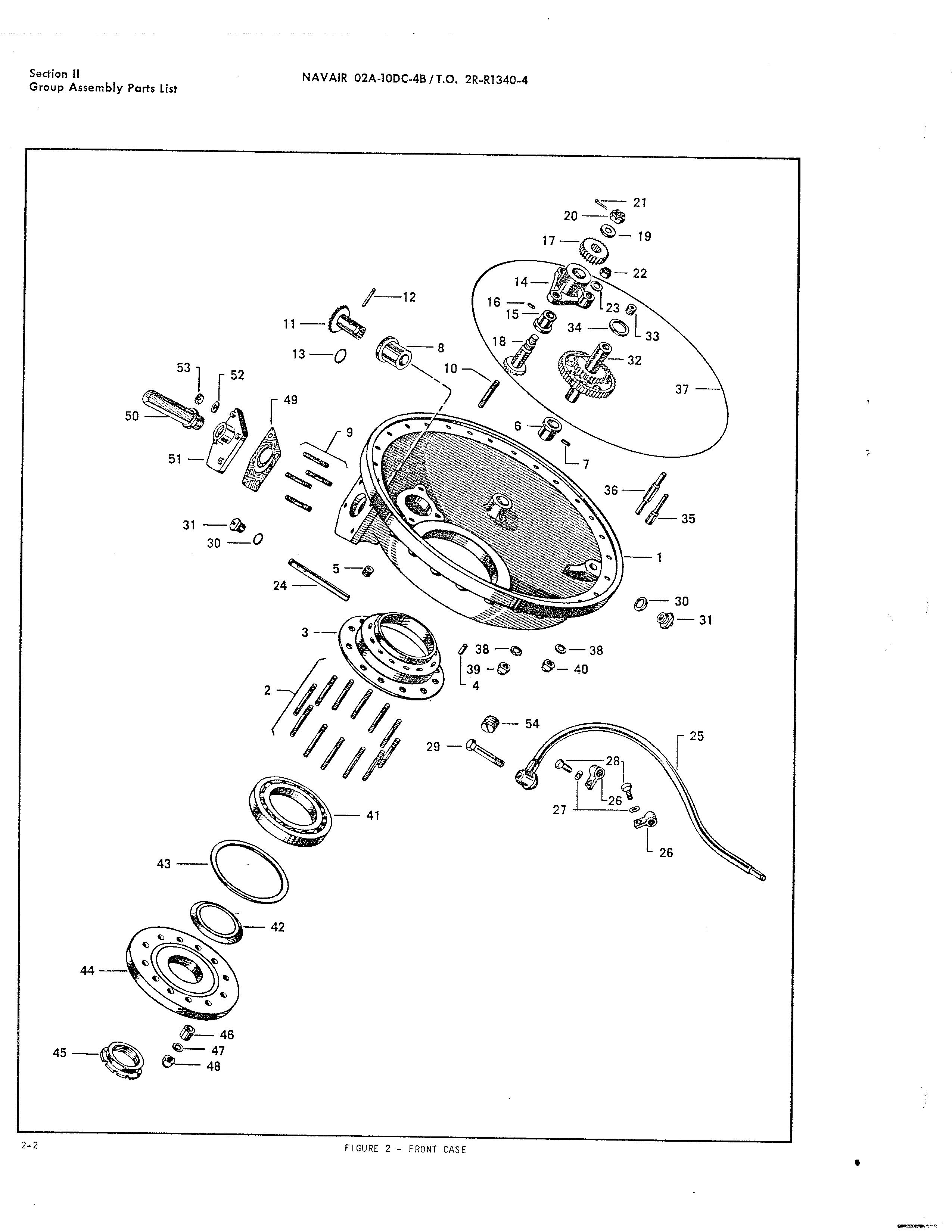 Sample page 14 from AirCorps Library document: Illustrated Parts Breakdown for R1340-AN-1, -45, -48A, -52, and -57 Engines