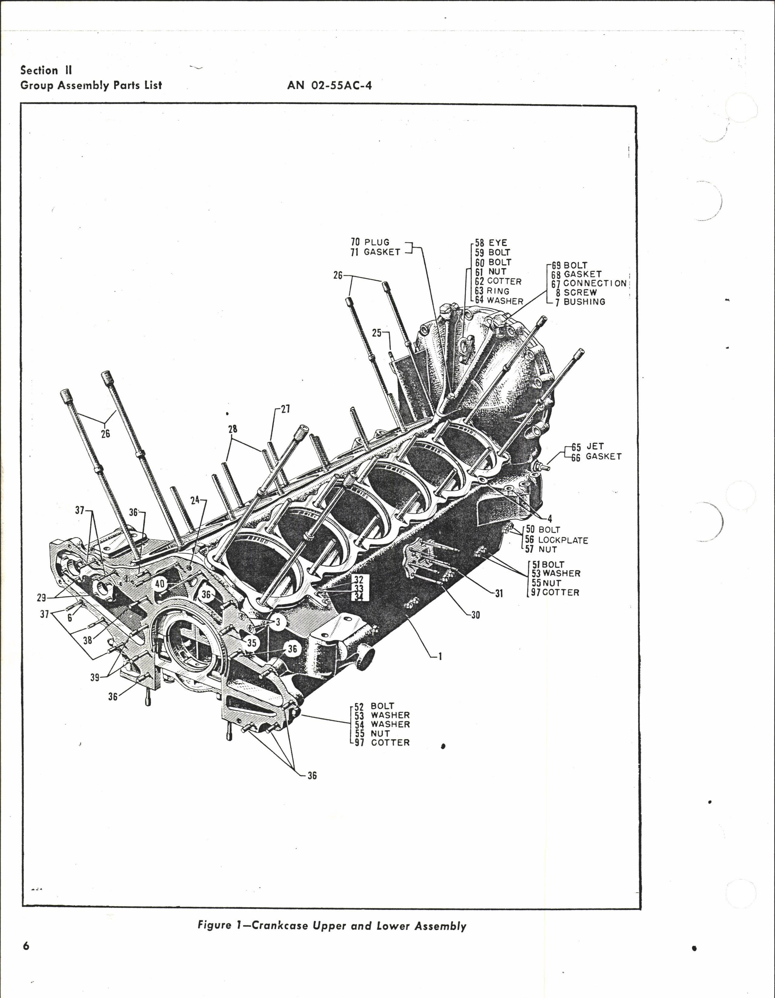 Sample page 8 from AirCorps Library document: Parts Catalog for V-1650-3, -7, -13, and Merlin 68 and 69 Aircraft Engines