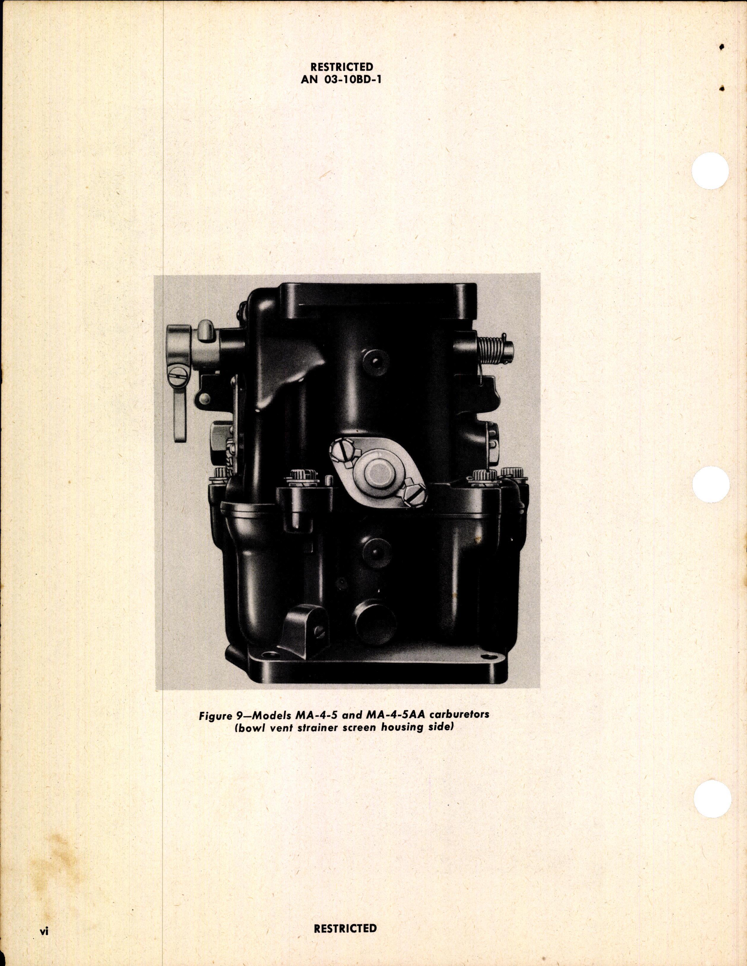 Sample page 8 from AirCorps Library document: Handbook of Instructions with Parts Catalog for Float Type Carburetors